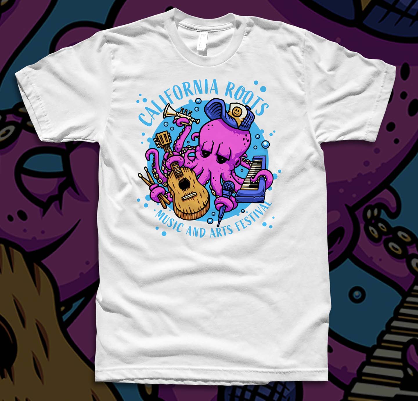 Chump Magic x California Roots T-shirt Design